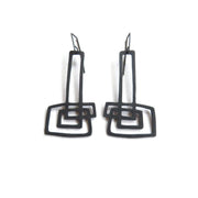 KimyaJewels Earrings: Extra Long Sculptural-ESSE Purse Museum & Store