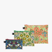 LOQI Bag: William Morris Zip Pocket Sets-ESSE Purse Museum & Store