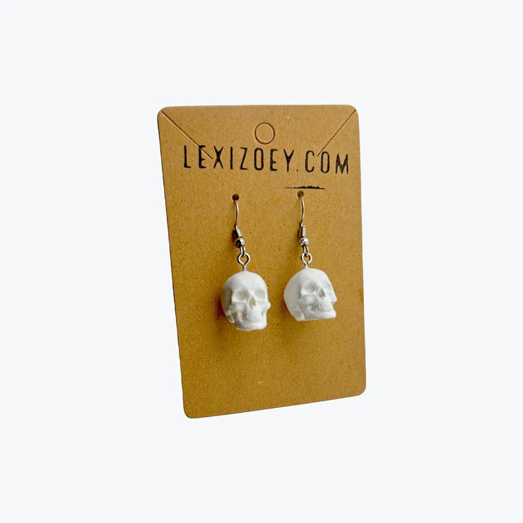 LexiZoey Earrings: Skull-ESSE Purse Museum & Store