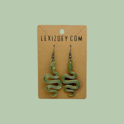 LexiZoey Earrings: Snake-ESSE Purse Museum & Store