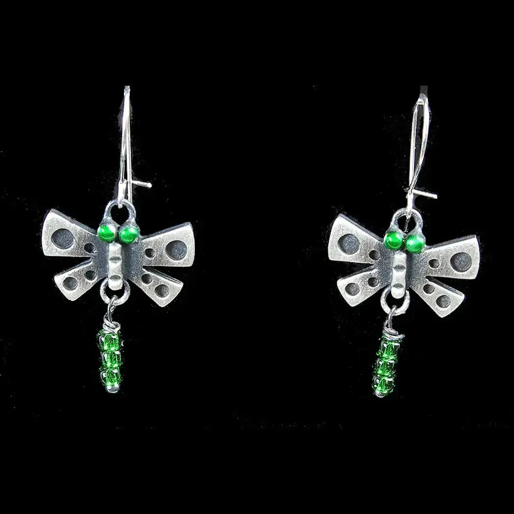 Lil' Scratch Earrings: Dragonfly