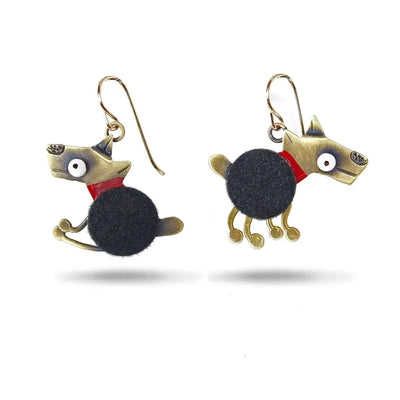 Chickenscratch Earrings: Spot-ESSE Purse Museum & Store