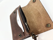 Lost Leather Wallet: Weekender with Braid-ESSE Purse Museum & Store