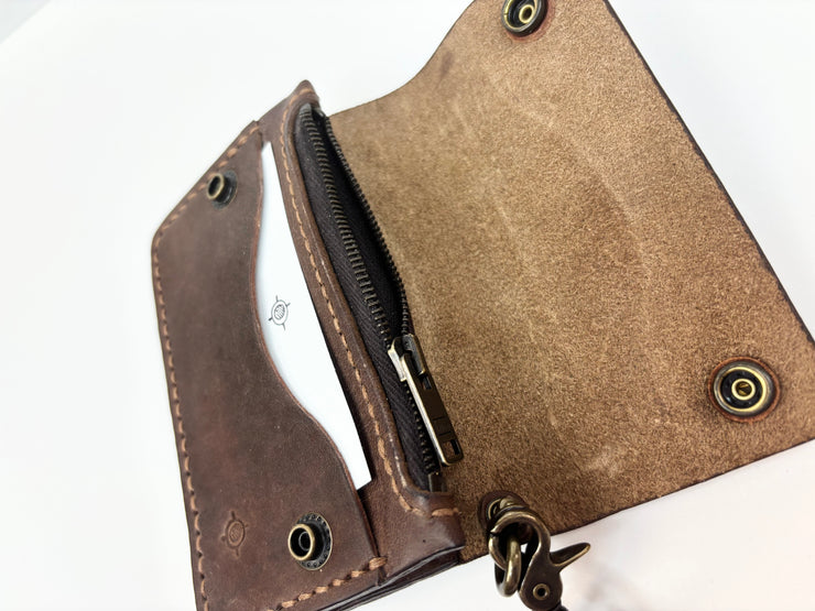 Lost Leather Wallet: Weekender with Braid-ESSE Purse Museum & Store