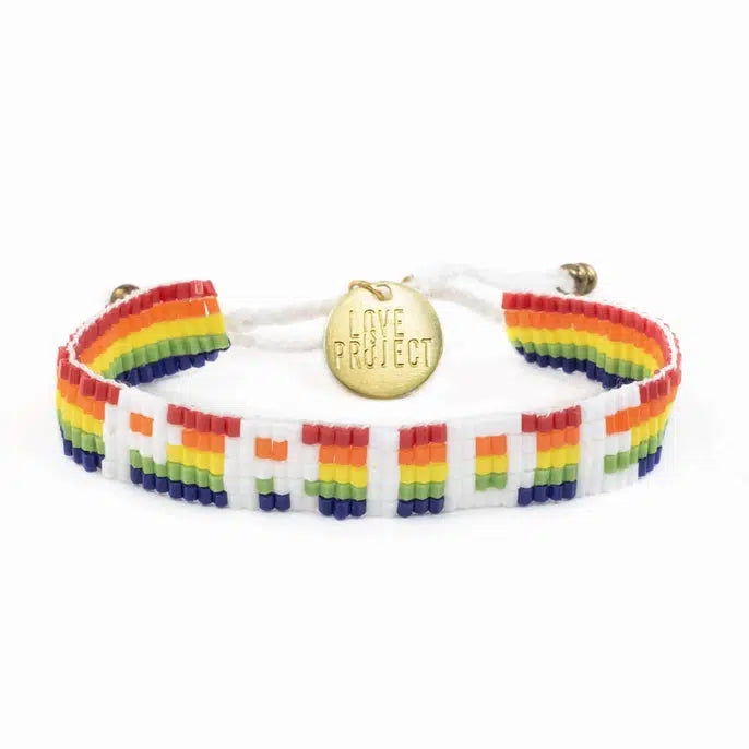 Love Is Project Bracelet: Pride Rainbow
