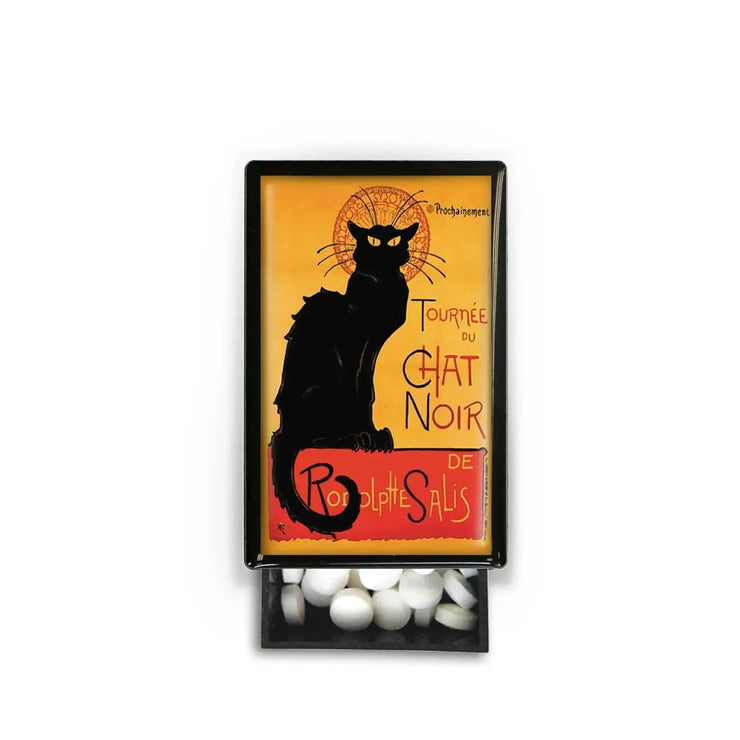 Lucy Lu Slide Box with Peppermints: Chat Noir-ESSE Purse Museum & Store