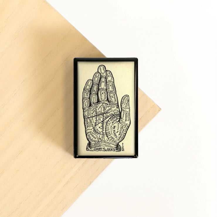 Lucy Lu Slide Box with Peppermints: Psychic Tarot Hand-ESSE Purse Museum & Store