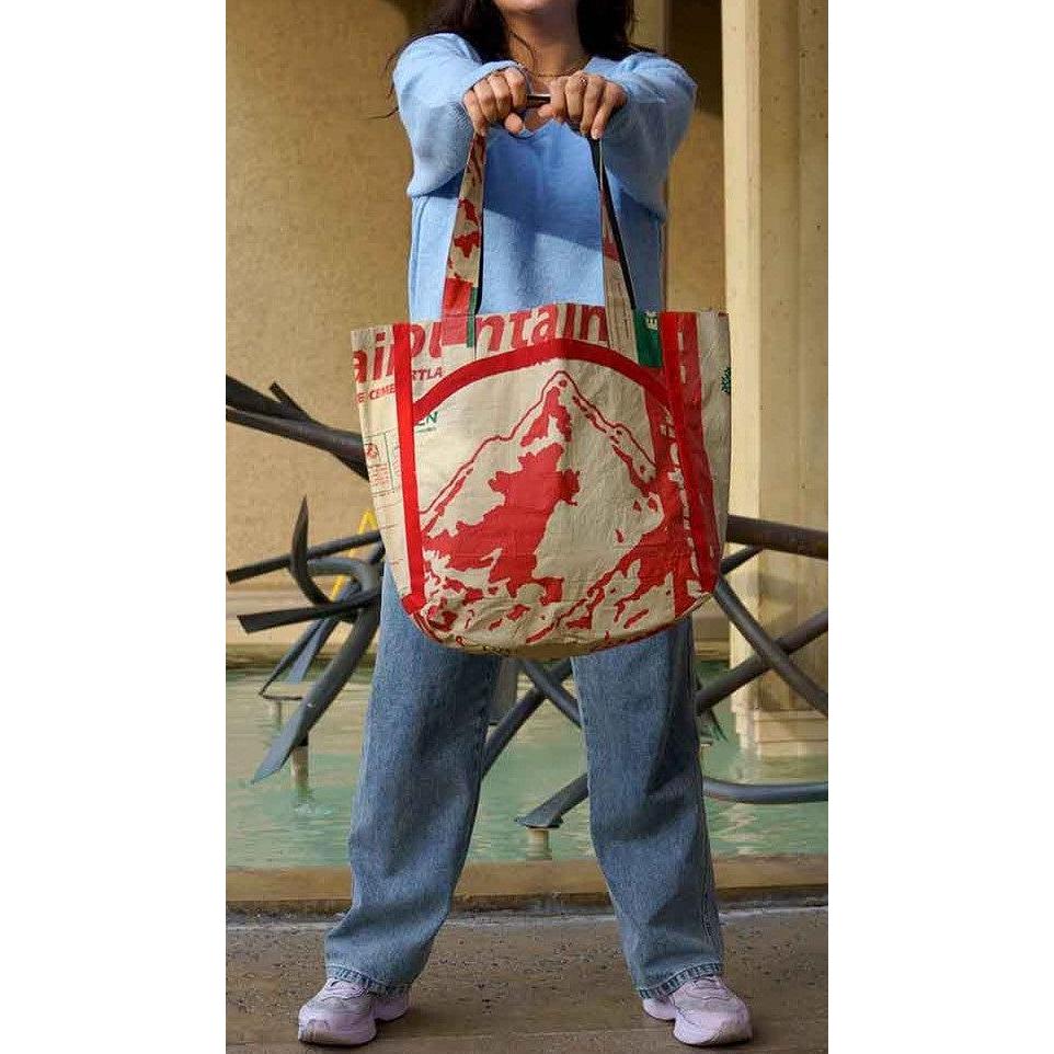 Malia Designs Bag: Mountain Print Book Bag/Travel Tote