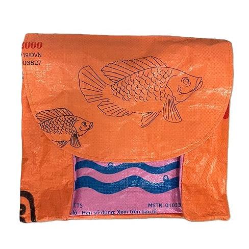 Malia Designs Bag: Orange and Pink Messenger