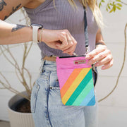 Malia Designs Phone Bag: Rainbow Stripes-ESSE Purse Museum & Store