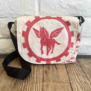 Malia Designs Bag: Small Pegasus Messenger-ESSE Purse Museum & Store