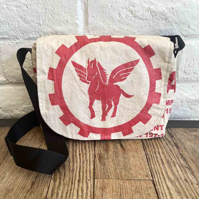 Malia Designs Bag: Small Pegasus Messenger-ESSE Purse Museum & Store