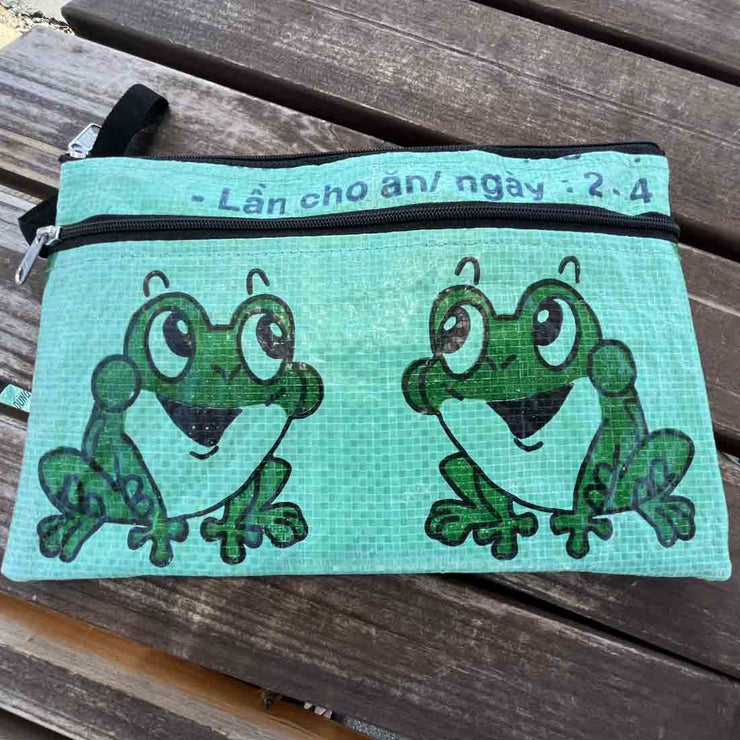Malia Designs Pouch: Double Zip Multi Purpose-ESSE Purse Museum & Store