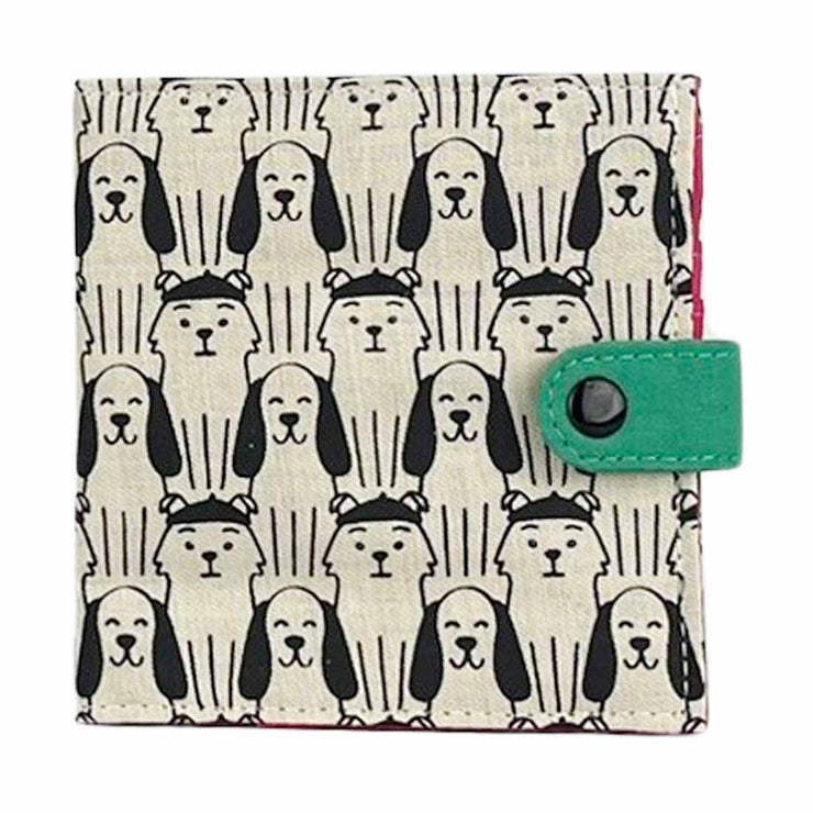 Malia Designs Wallet: Canvas Dog Print-ESSE Purse Museum & Store