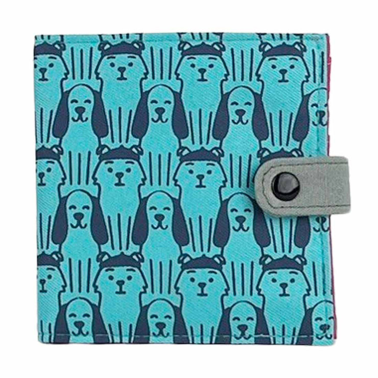 Malia Designs Wallet: Canvas Dog Print-ESSE Purse Museum & Store