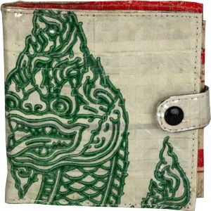 Malia Designs Wallet: Large Serpent Snap Square