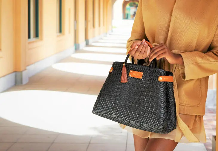 Mavis by Herrera Bag: Less Pollution Convertible Black Pearl-ESSE Purse Museum & Store