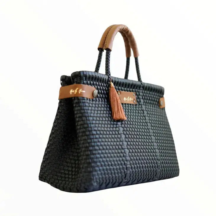 Mavis by Herrera Bag: Less Pollution Convertible Black Pearl-ESSE Purse Museum & Store