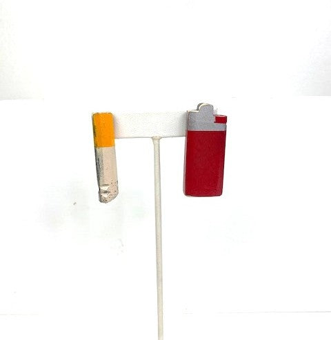 Morgan Hill Earrings: Smoke Break-ESSE Purse Museum & Store