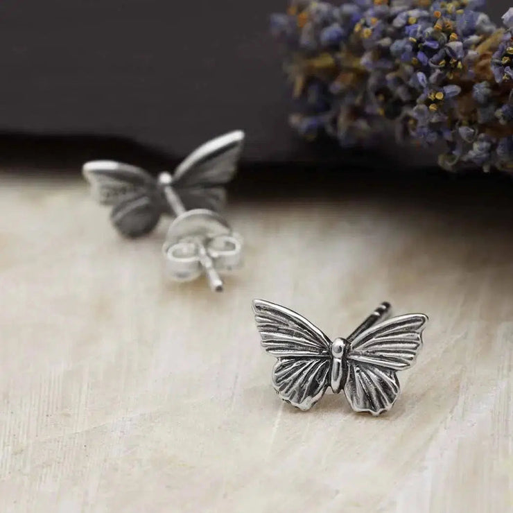 Nina Designs Earrings: Butterfly Post-ESSE Purse Museum & Store