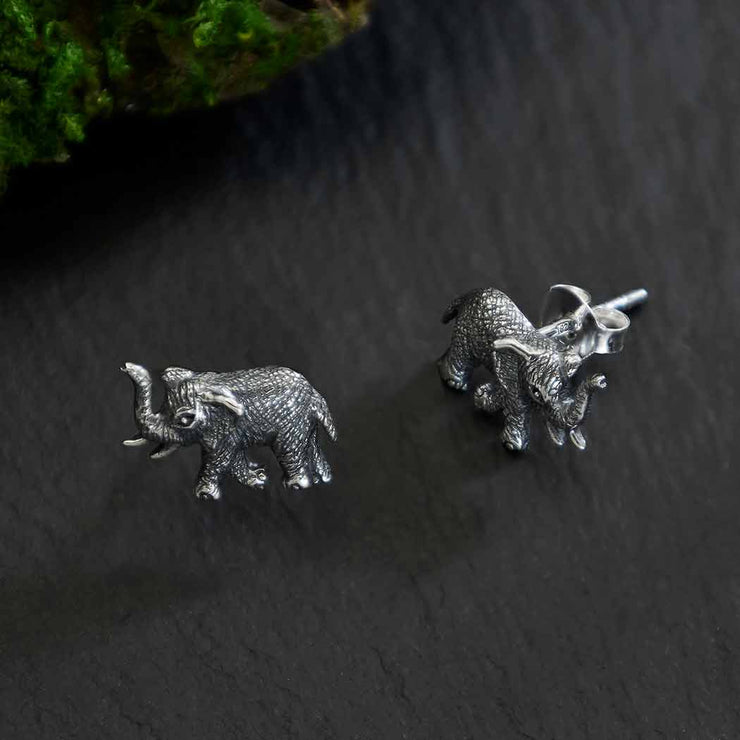 Nina Designs Earrings: Elephant Posts-ESSE Purse Museum & Store