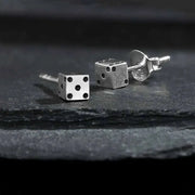 Nina Designs Earrings: Tiny Dice Studs-ESSE Purse Museum & Store