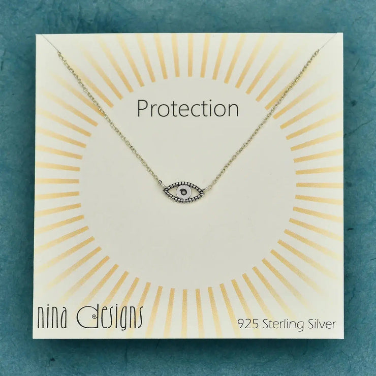 Nina Designs Necklace: All Seeing Eye (Protection)-ESSE Purse Museum & Store