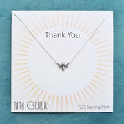 Nina Designs Necklace: Tiny Bee (Thank You)-ESSE Purse Museum & Store