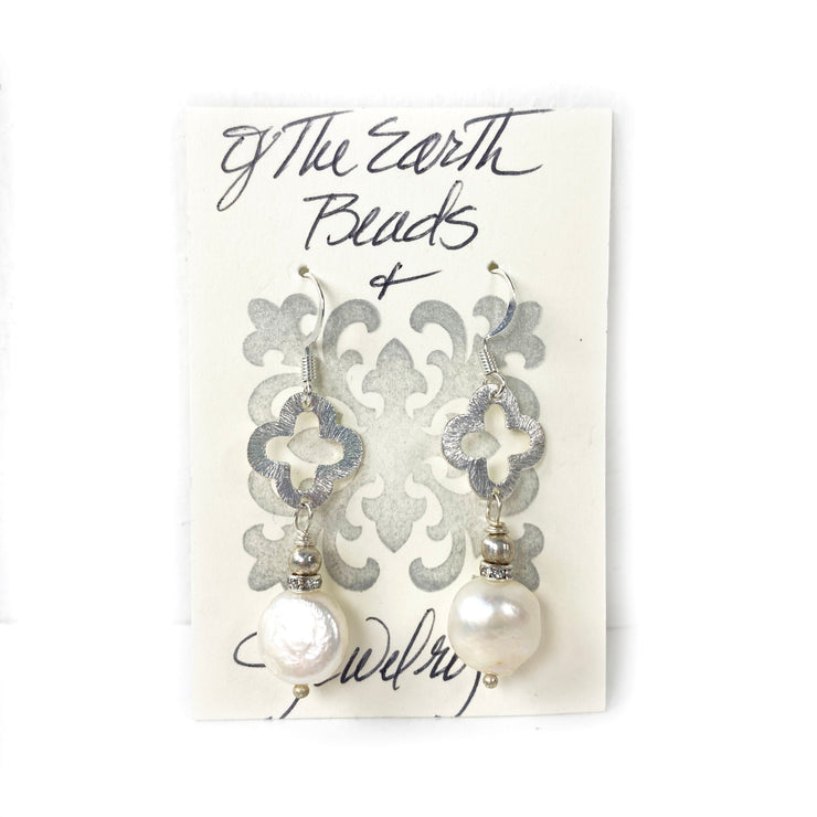 Of The Earth Earrings: Clovers-ESSE Purse Museum & Store