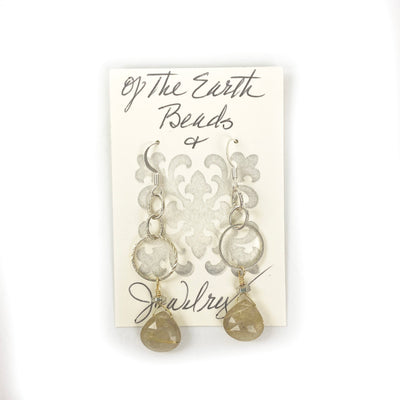 Of The Earth Earrings: Fancy Briolettes-ESSE Purse Museum & Store