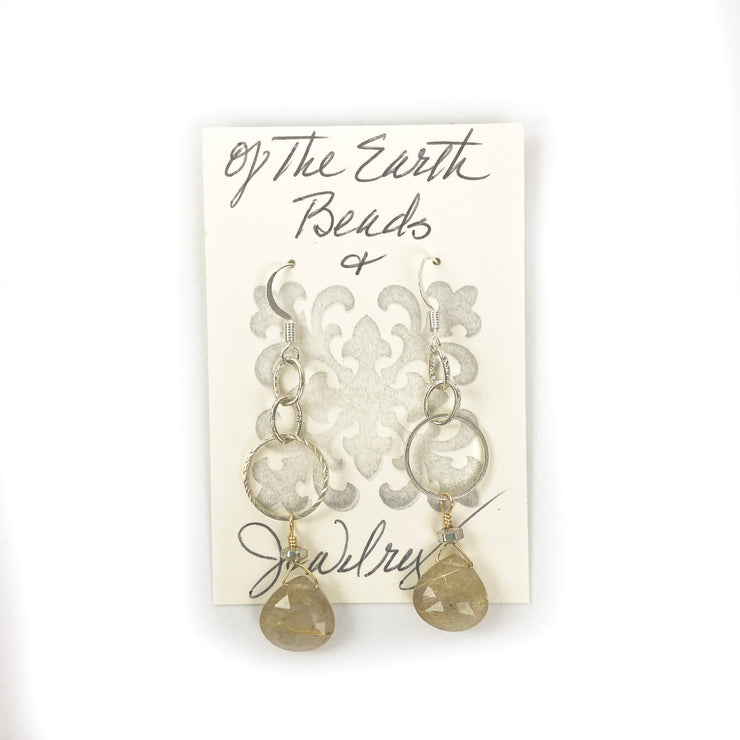 Of The Earth Earrings: Fancy Briolettes-ESSE Purse Museum & Store