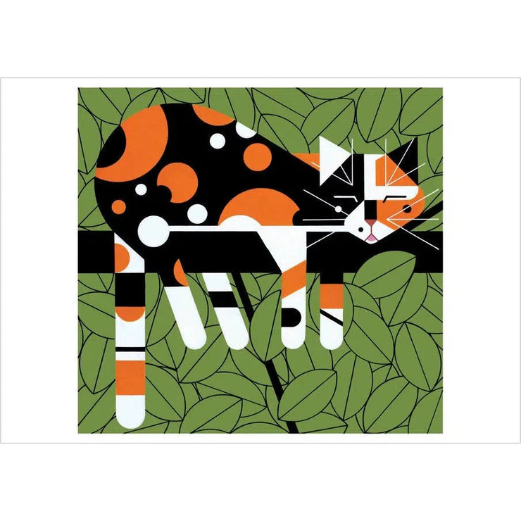 Pomegranate BLANK Card: Charley Harper, Limp on a Limb-ESSE Purse Museum & Store