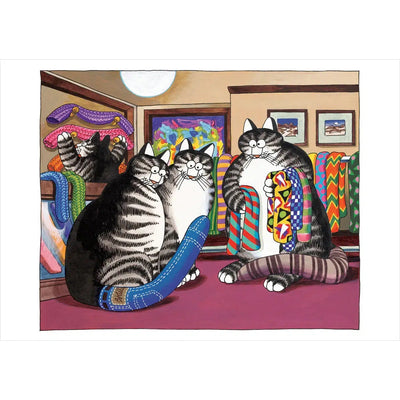 Pomegranate Birthday Card: B. Kliban, Cat Tails-ESSE Purse Museum & Store