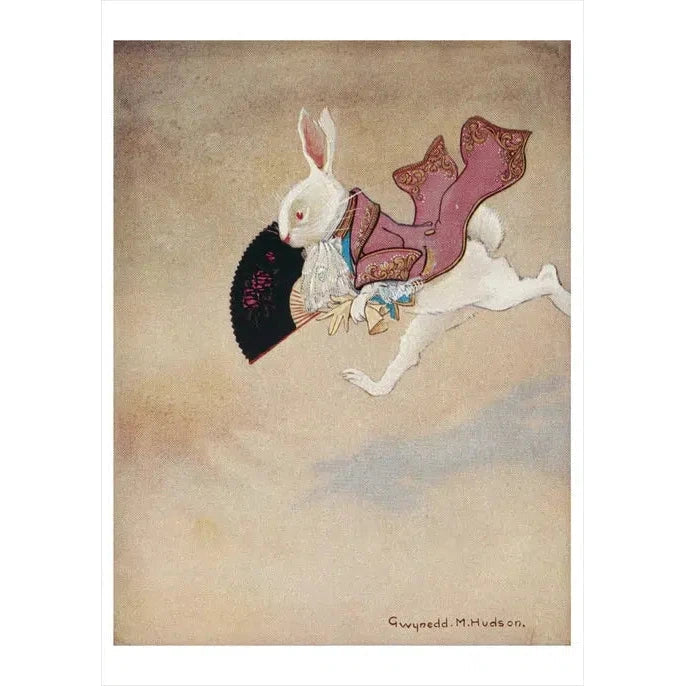 Pomegranate Birthday Card: Gwynedd M. Hudson, White Rabbit-ESSE Purse Museum & Store