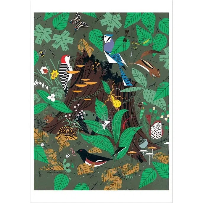 Pomegranate Card: Charley Harper, Woodland Wonders-ESSE Purse Museum & Store