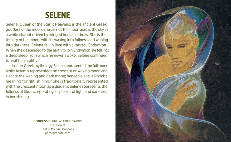 Pomegranate Knowledge Cards: Goddesses-ESSE Purse Museum & Store