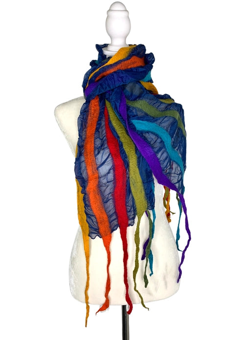 Pomegranate Moon Scarf: Rainbow-ESSE Purse Museum & Store
