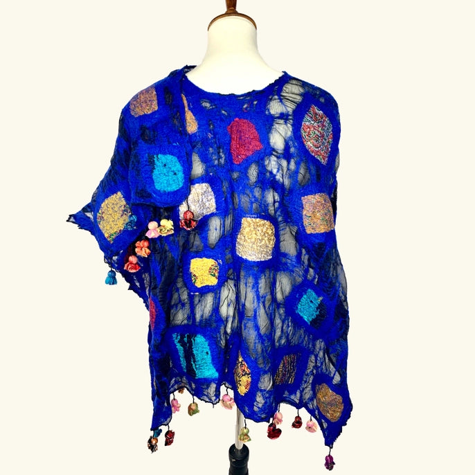 Pomegranate Moon Scarf: Royal Scarf Wrap-ESSE Purse Museum & Store