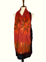 Pomegranate Moon Scarf: Sari Sun-ESSE Purse Museum & Store