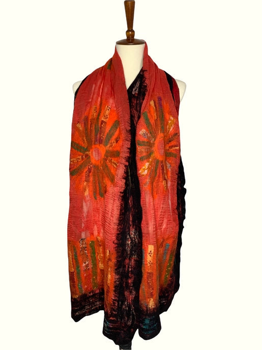 Pomegranate Moon Scarf: Sari Sun-ESSE Purse Museum & Store