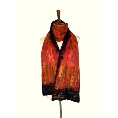 Pomegranate Moon Scarf: Sari Sun-ESSE Purse Museum & Store