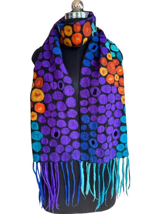 Pomegranate Moon Scarf: Stepping Stones-ESSE Purse Museum & Store