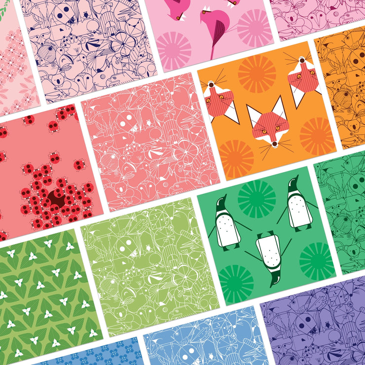 Pomegranate Origami: Charley Harper Animals-ESSE Purse Museum & Store