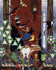 Pomegranate Puzzle: Charley Harper, The Sierra Range-ESSE Purse Museum & Store