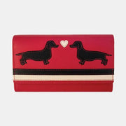 Primehide Wallet: Red Dog Matinee-ESSE Purse Museum & Store