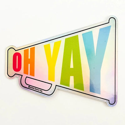 Quick Brown Fox Letterpress Sticker: Oh Yay-ESSE Purse Museum & Store