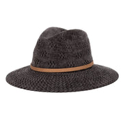San Diego Hat Co.: Chenille Fedora with Floral Print-ESSE Purse Museum & Store