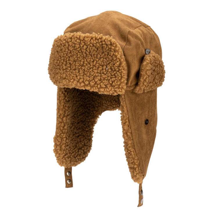 San Diego Hat Co. Hat: Faux Suede Trapper-ESSE Purse Museum & Store