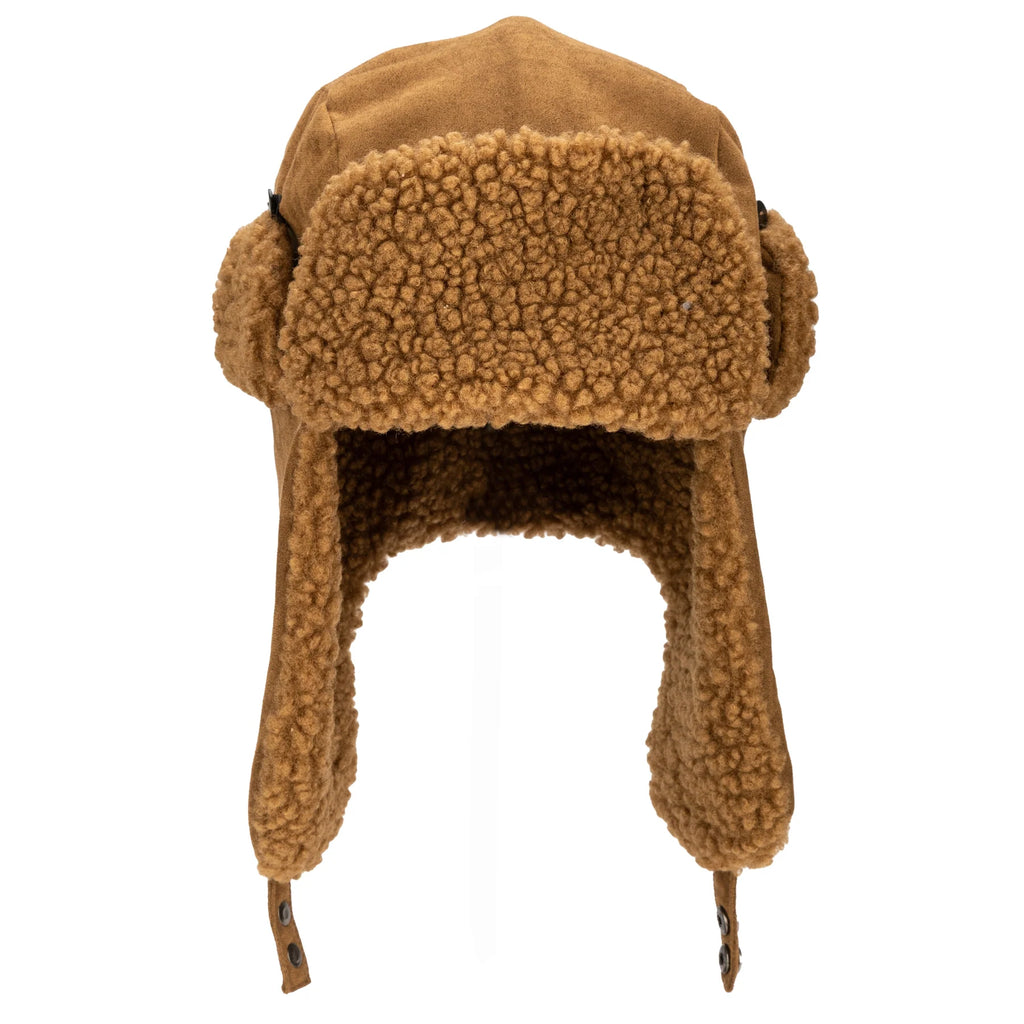 San Diego Hat Co. Hat: Faux Suede Trapper-ESSE Purse Museum & Store
