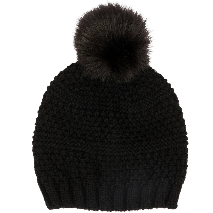 San Diego Hat Co.: Knit Beanie with Faux Fur Pom-ESSE Purse Museum & Store